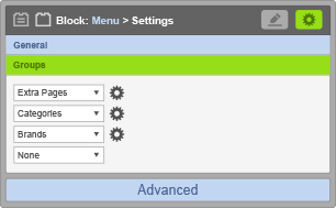 Menu Block - Groups