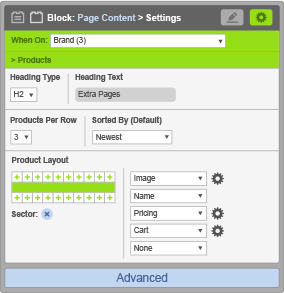 Page Content Block - When On Brand - Products