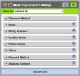 Page Content Block - When On Checkout